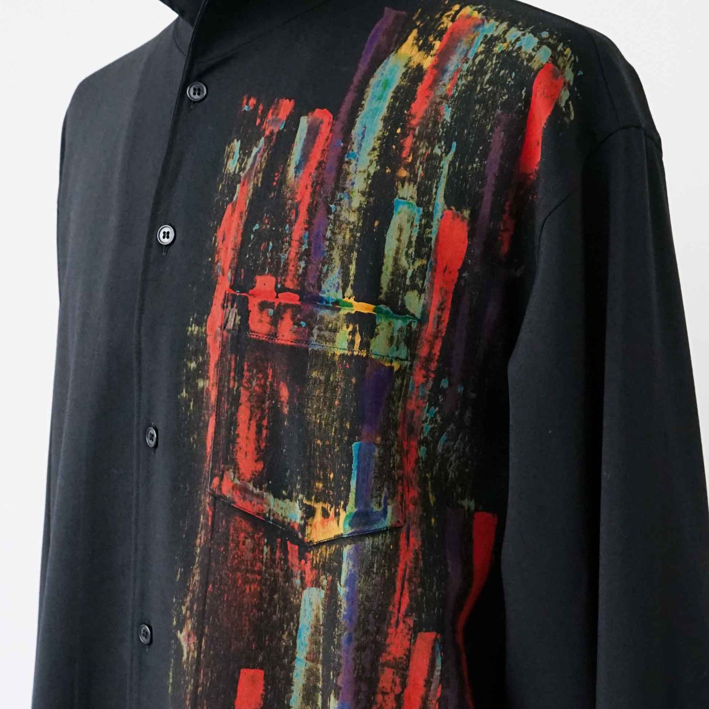 Vintage Men's Wool Gabardine Shirt_1990s_609｜Y's for men