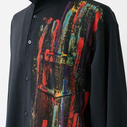 Vintage Men's Wool Gabardine Shirt_1990s_609｜Y's for men