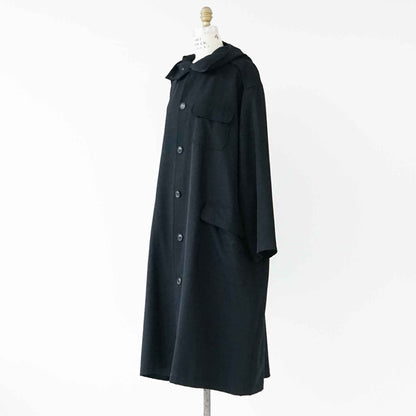 Vintage Women’s Wool Gabardine Coat_1990s_609｜Yohji Yamamoto