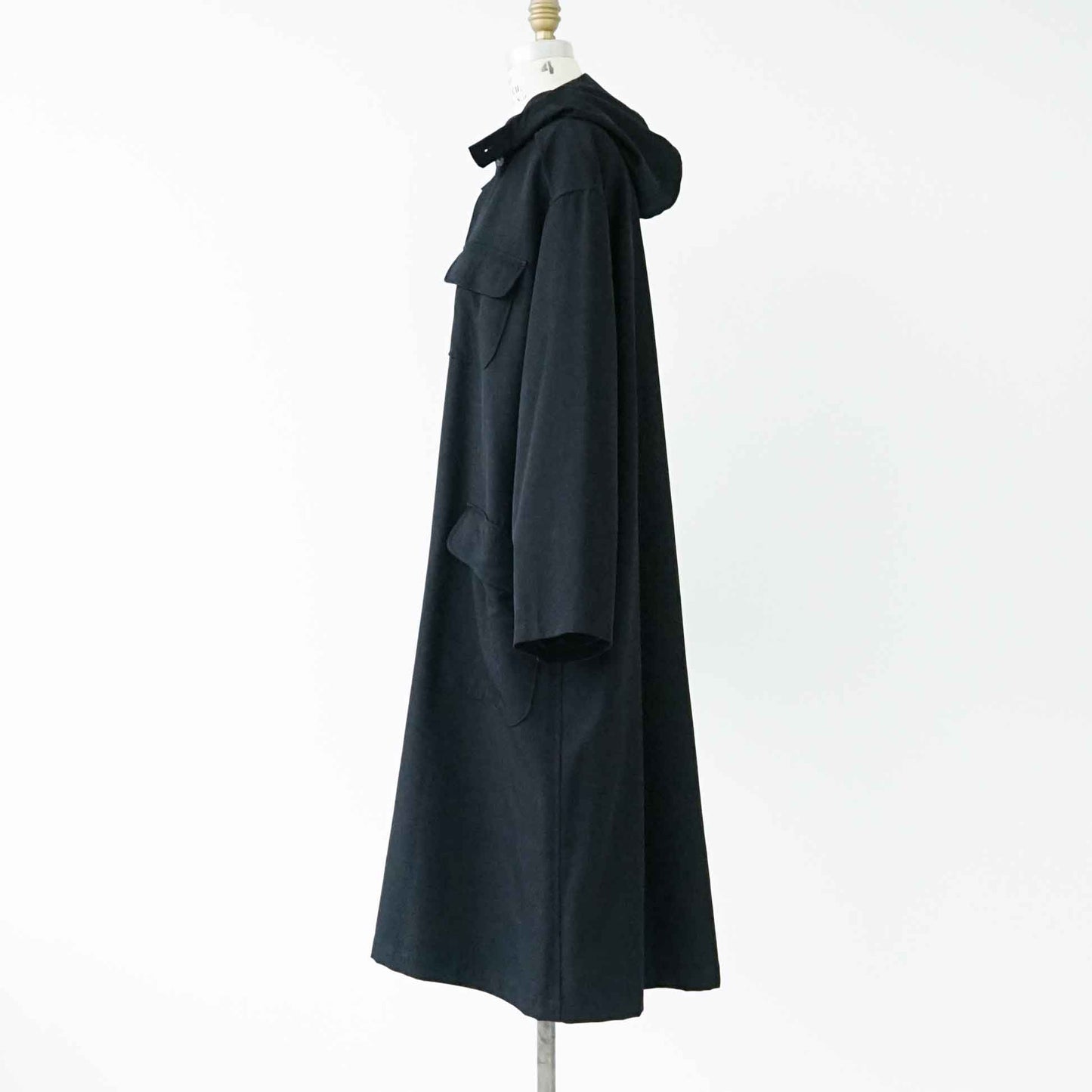 Vintage Women’s Wool Gabardine Coat_1990s_609｜Yohji Yamamoto