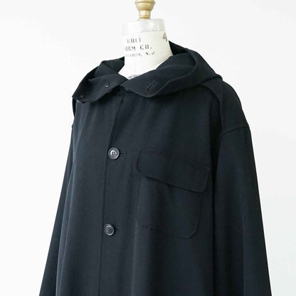 Vintage Women’s Wool Gabardine Coat_1990s_609｜Yohji Yamamoto