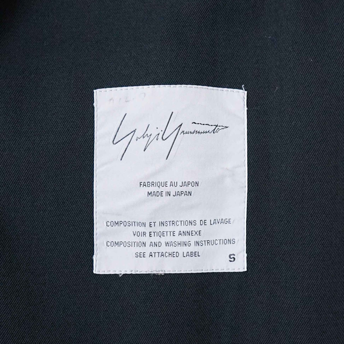 Vintage Women’s Wool Gabardine Coat_1990s_609｜Yohji Yamamoto