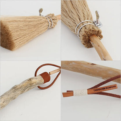 Driftwood and Rope Broom GRAY