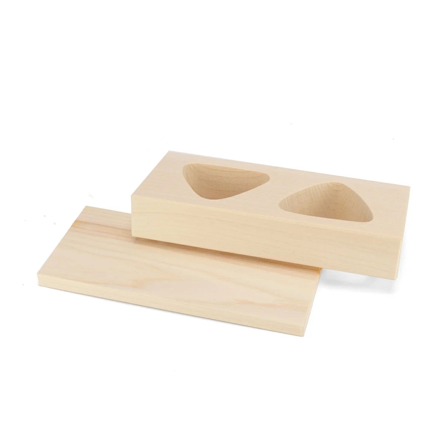 Wooden Onigiri Mold 2holes big