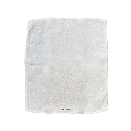 Raw thick linen towel MINI WHITE