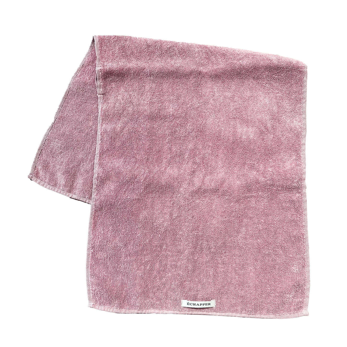 Botanicallitycoloured linen towel FACE PINK