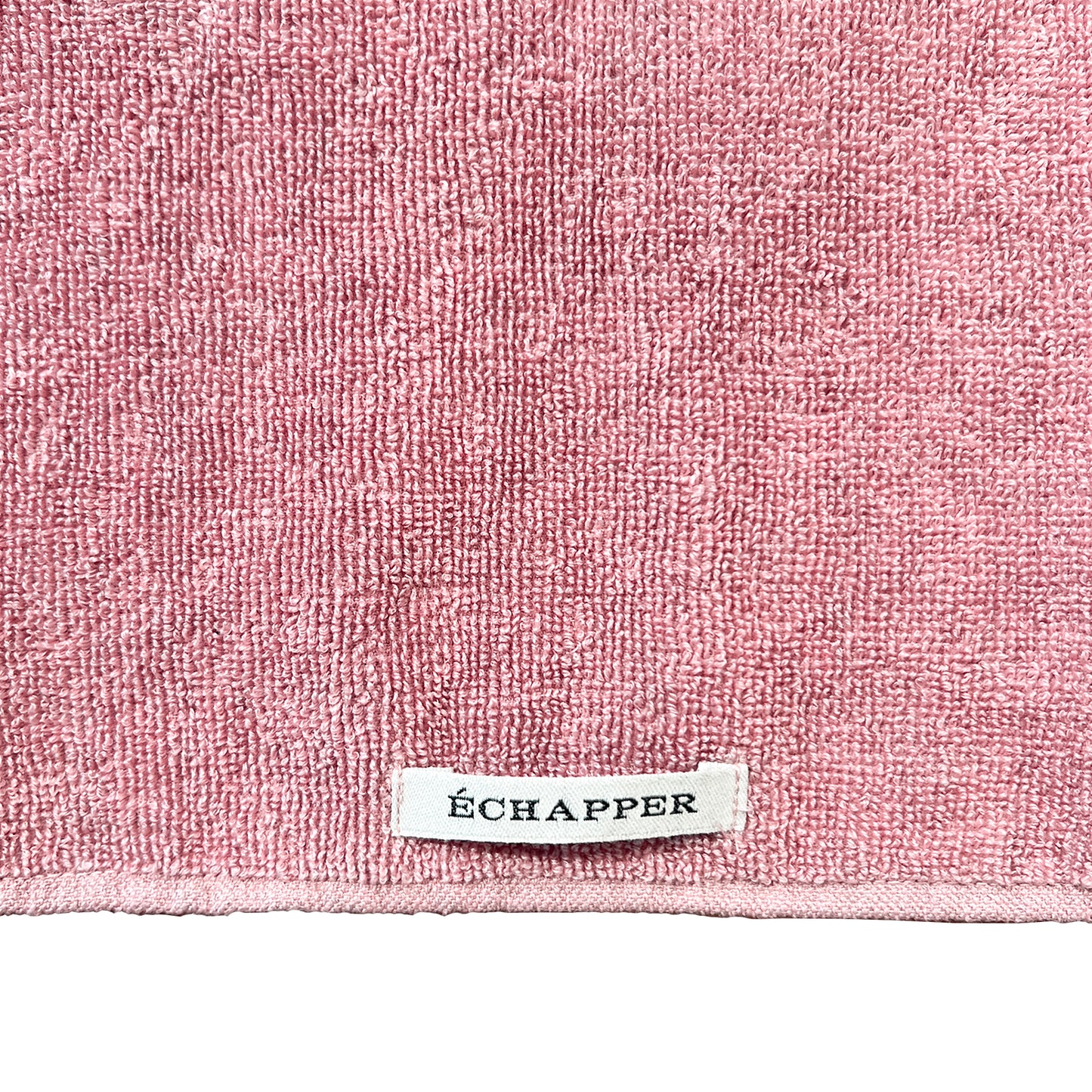 Botanicallitycoloured linen towel FACE PINK