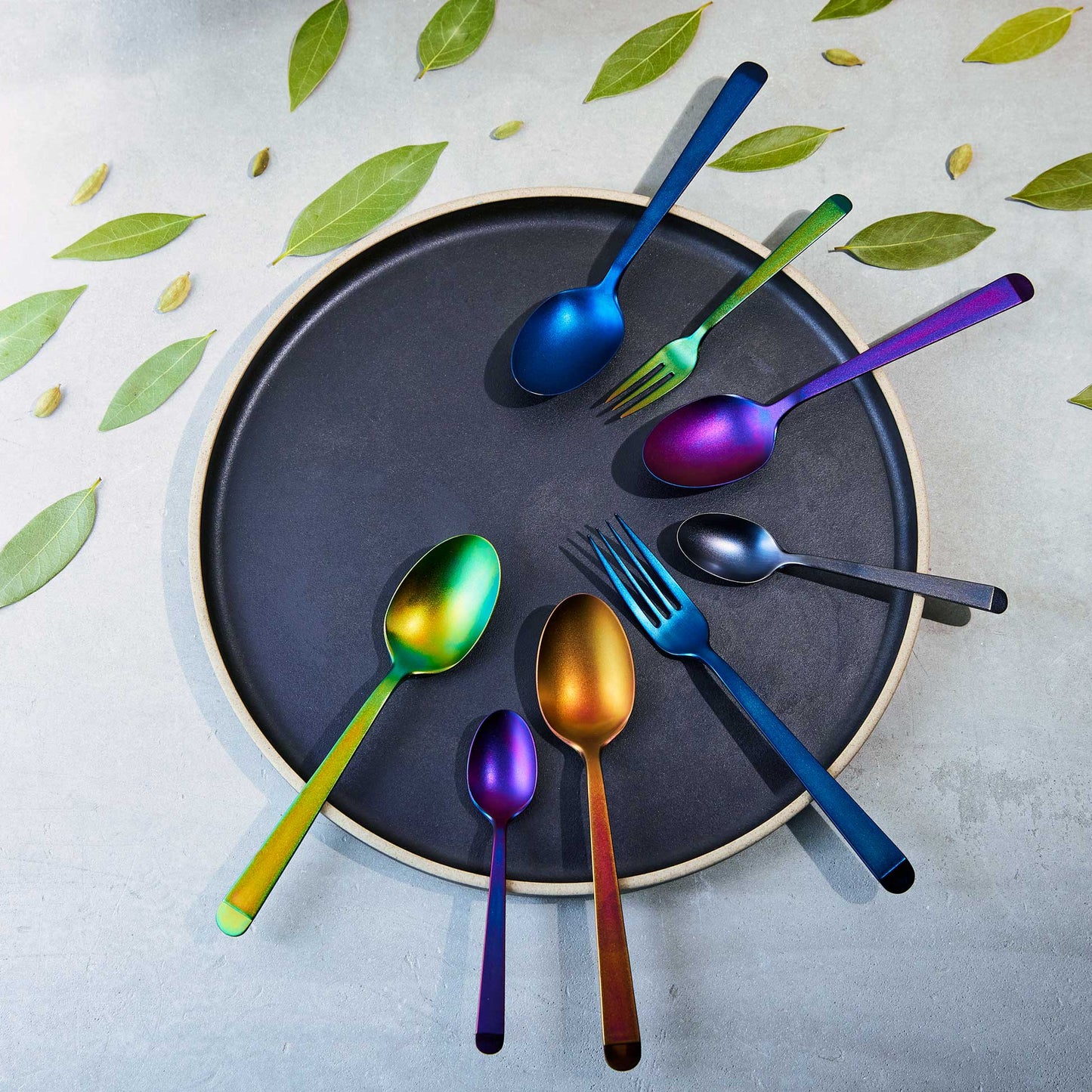 Matte spoon big Blue