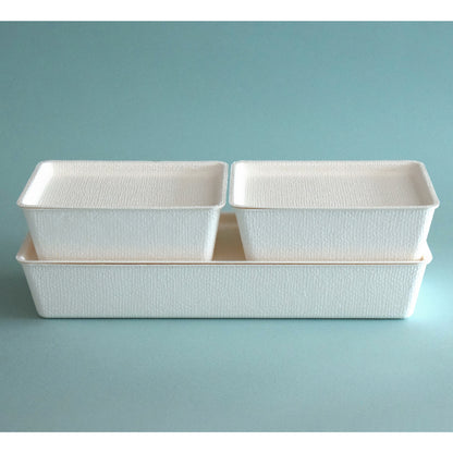 casanet Large Size Containers with Lids, Set of 4 (4 Lids and Main Units)