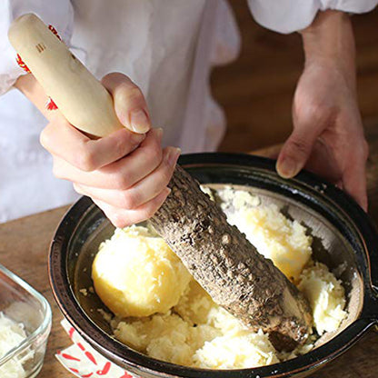 Wooden pestle for 9.52 inch Large