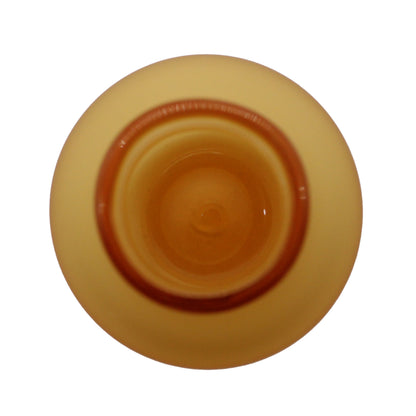 Frosted vase Puff Amber