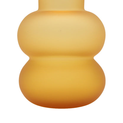 Frosted vase Puff Amber