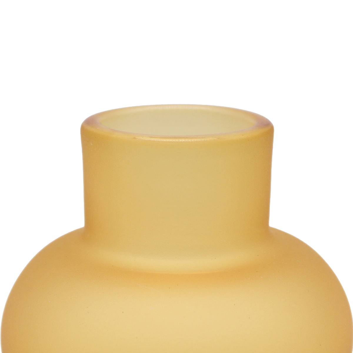 Frosted vase Puff Amber