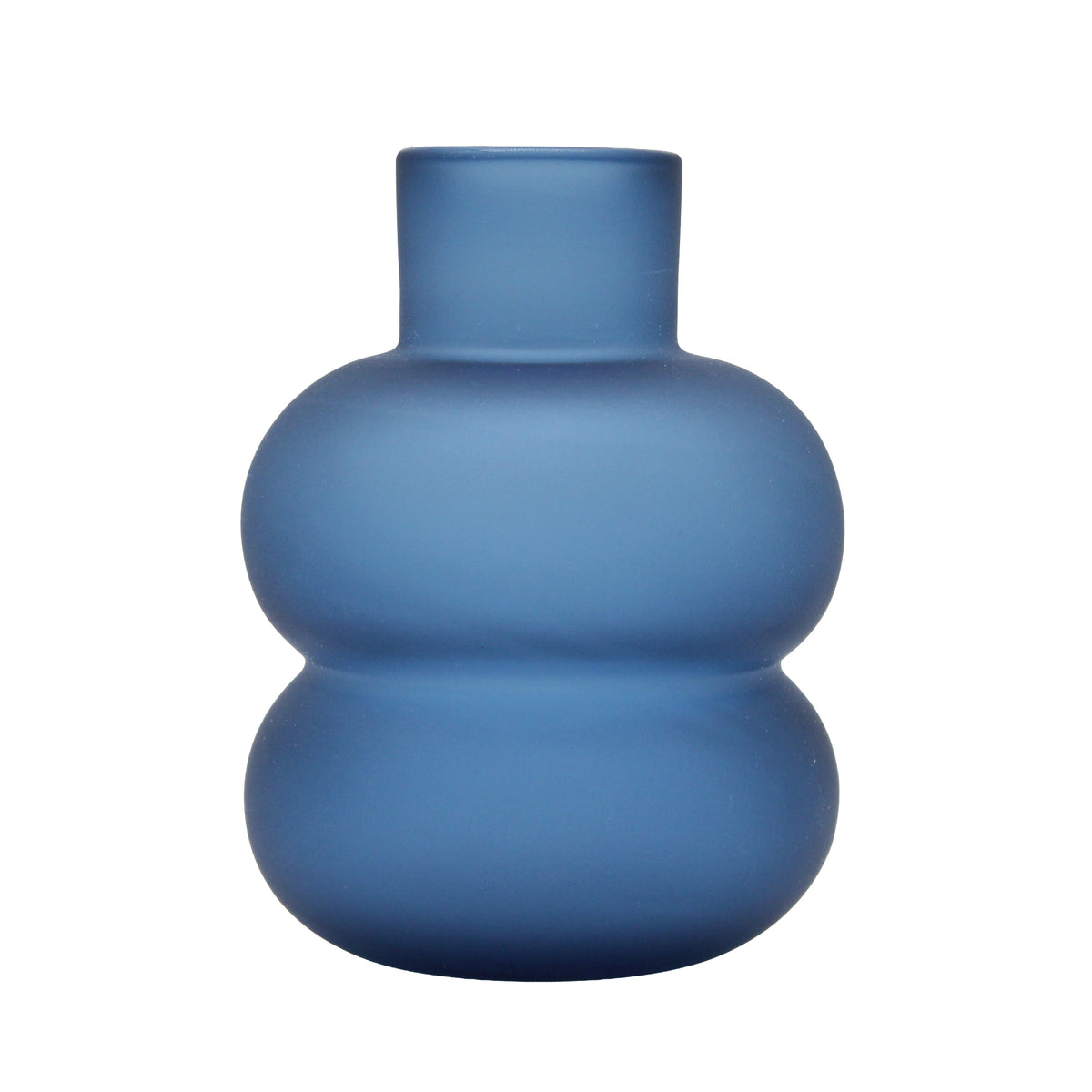 Frosted vase Puff Navy