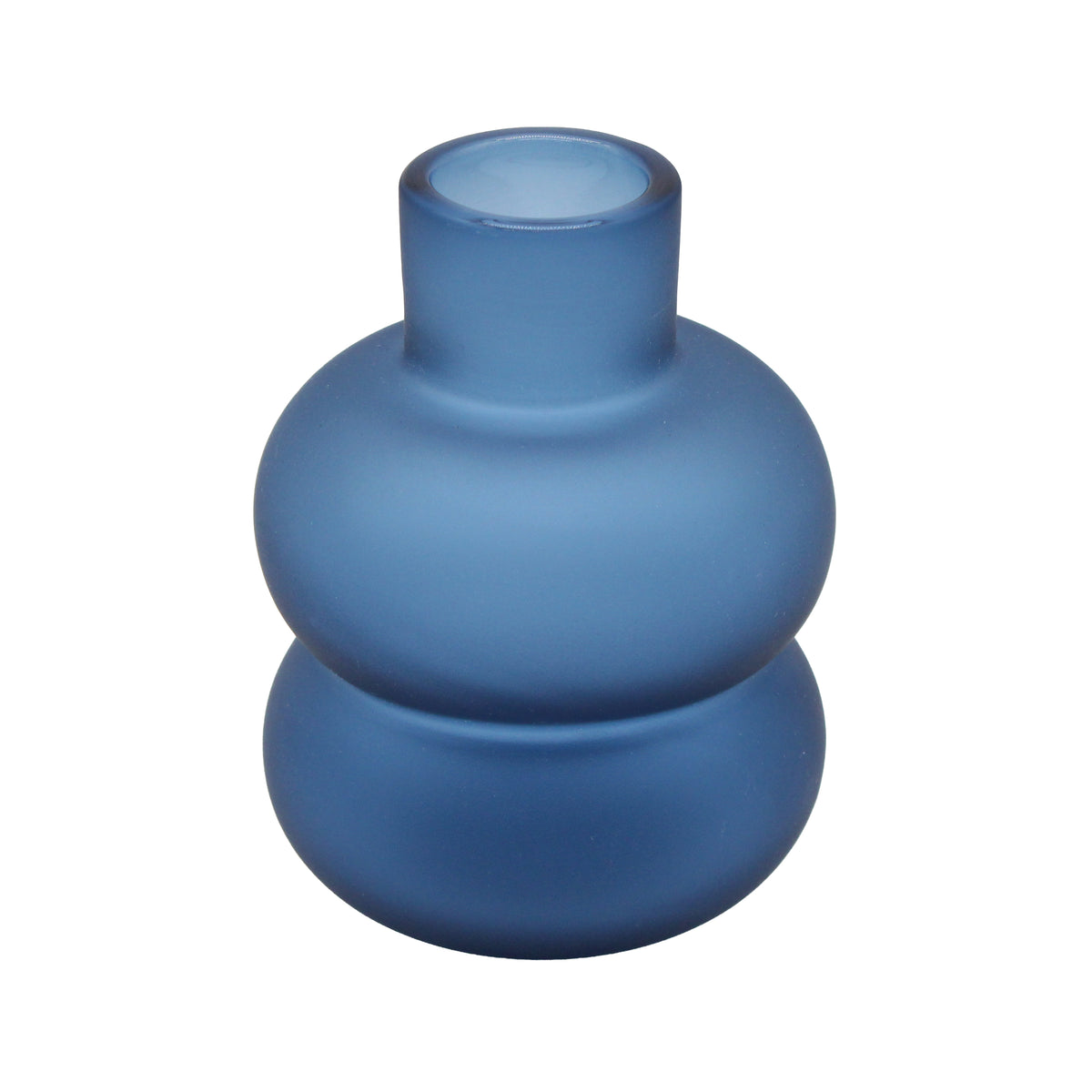 Frosted vase Puff Navy