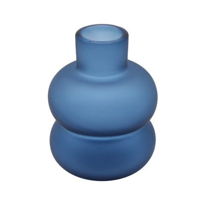 Frosted vase Puff Navy