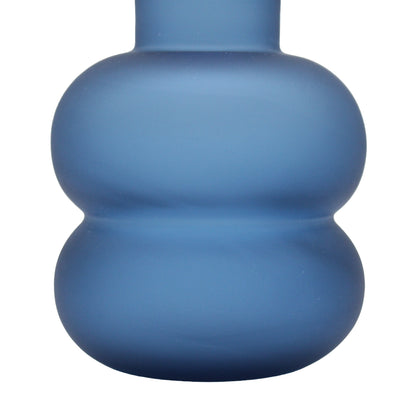 Frosted vase Puff Navy