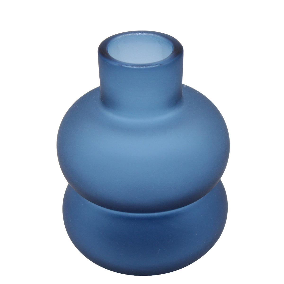 Frosted vase Puff Navy