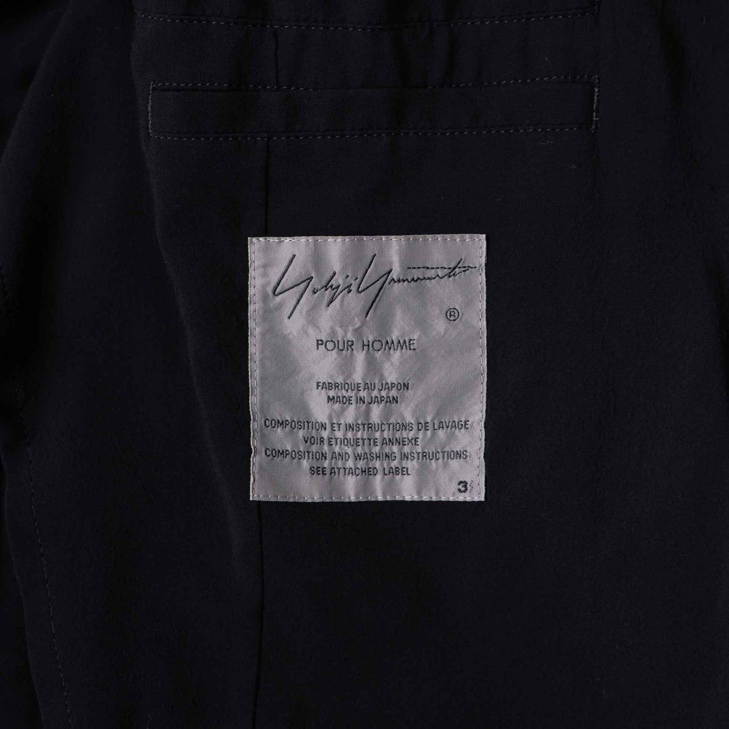 Vintage Men's Jacket_2020SS_609｜Yohji Yamamoto POUR HOMME