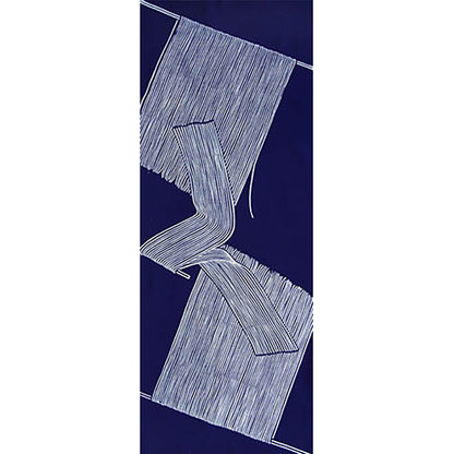 hand wiping (a towel)　Udon noodle pattern