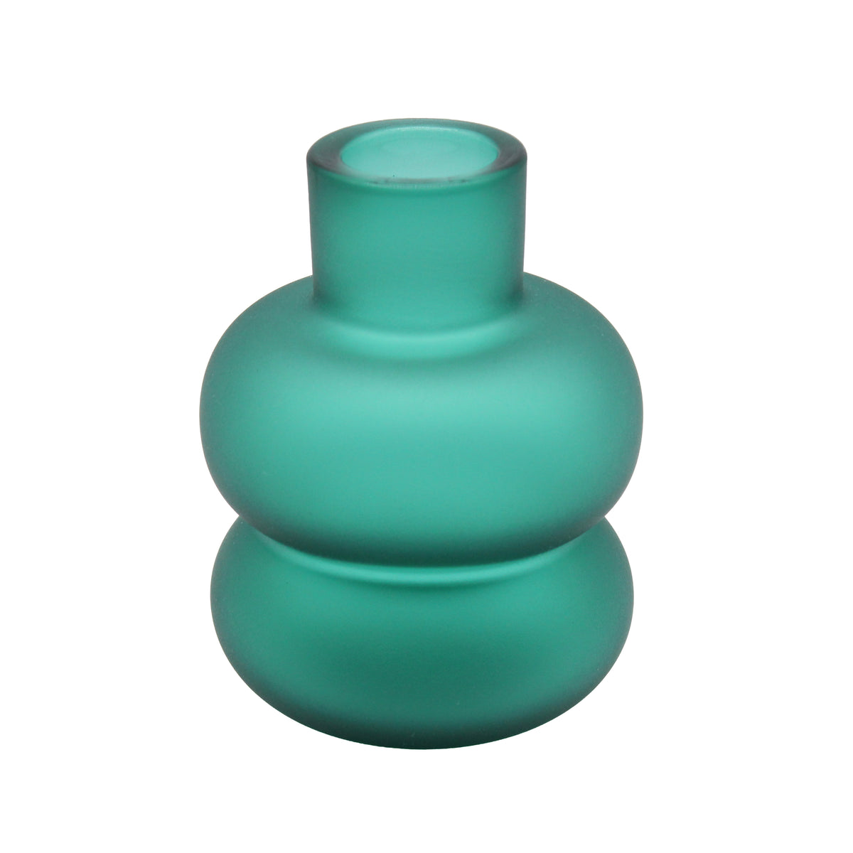 Frosted vase Puff Bluegreen