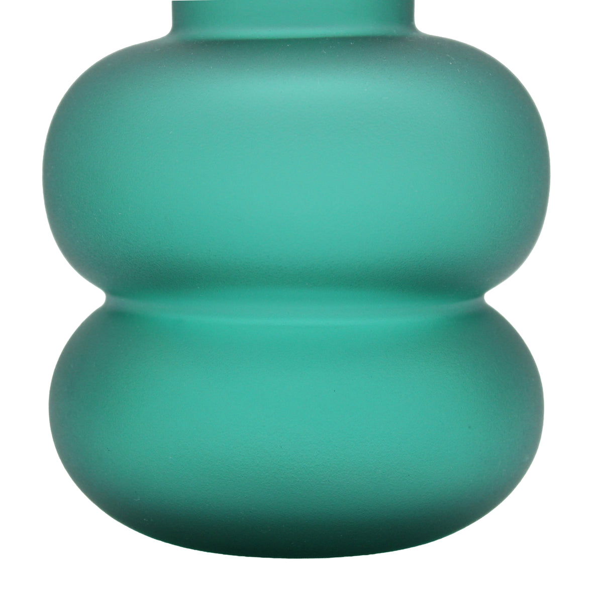 Frosted vase Puff Bluegreen