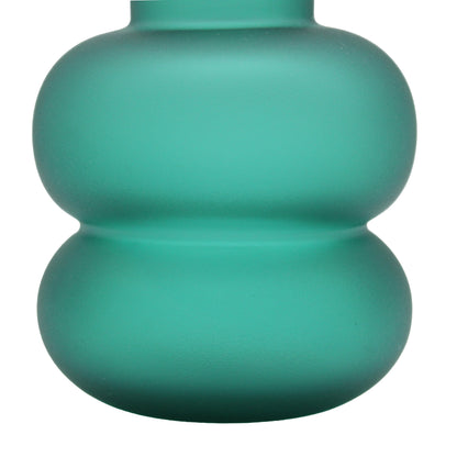 Frosted vase Puff Bluegreen