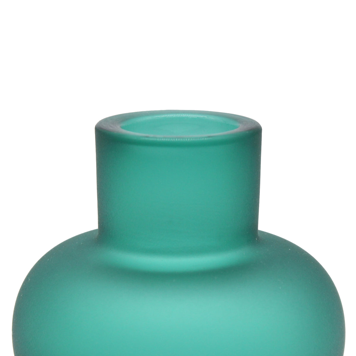 Frosted vase Puff Bluegreen