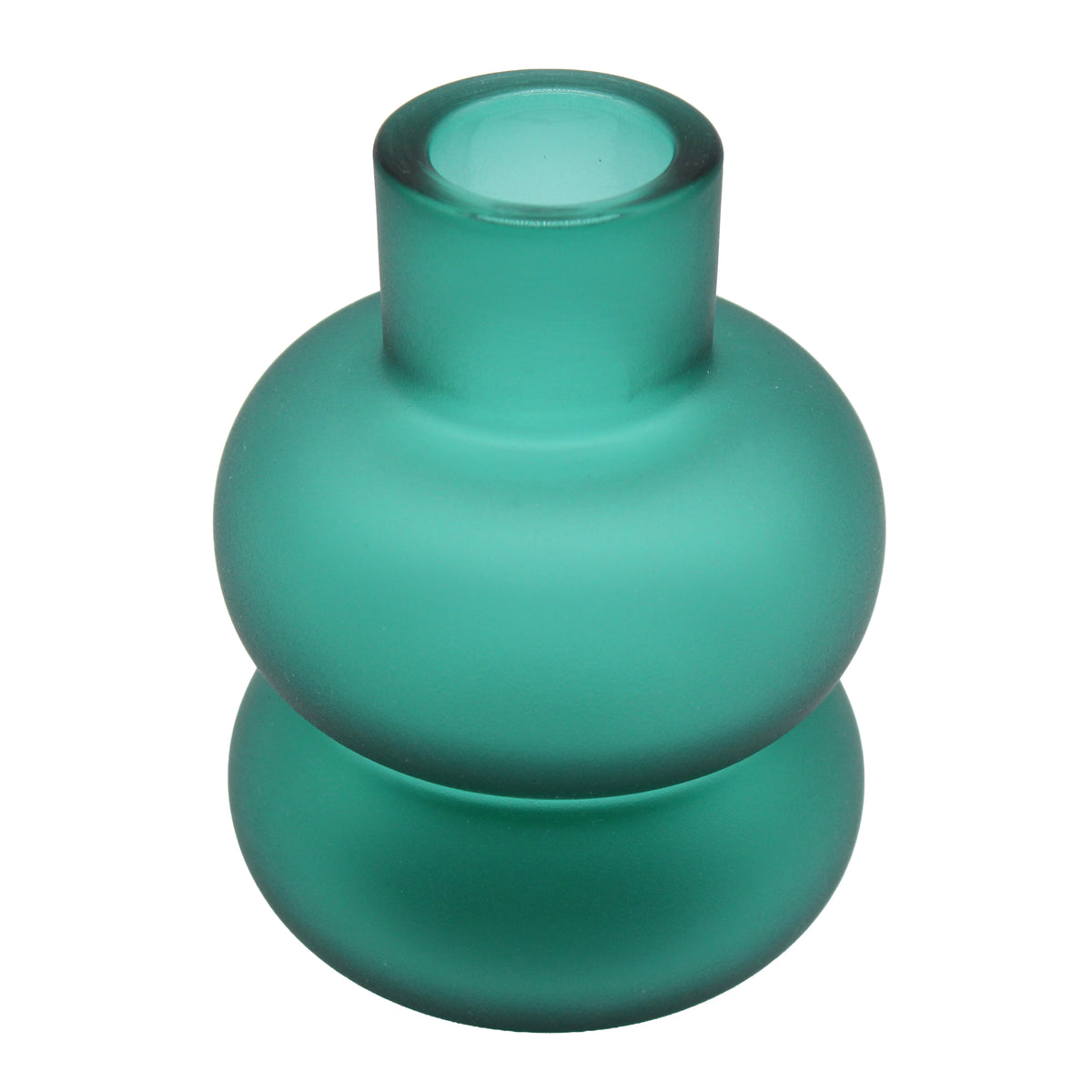 Frosted vase Puff Bluegreen