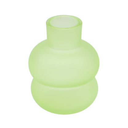 Frosted vase Puff Lime