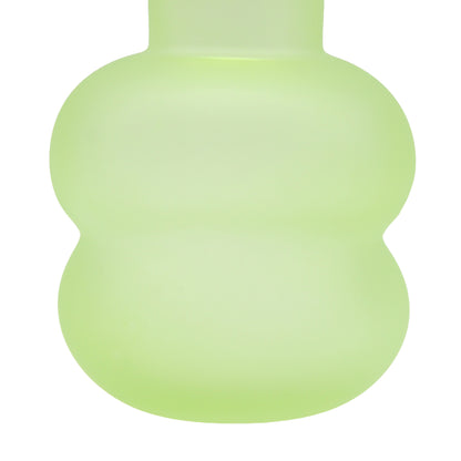 Frosted vase Puff Lime
