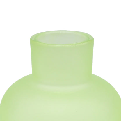 Frosted vase Puff Lime