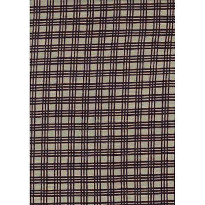 hand wiping (a towel)　Three-Line checkered pattern