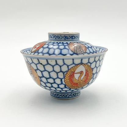 VINTAGE Lidded Bowl A