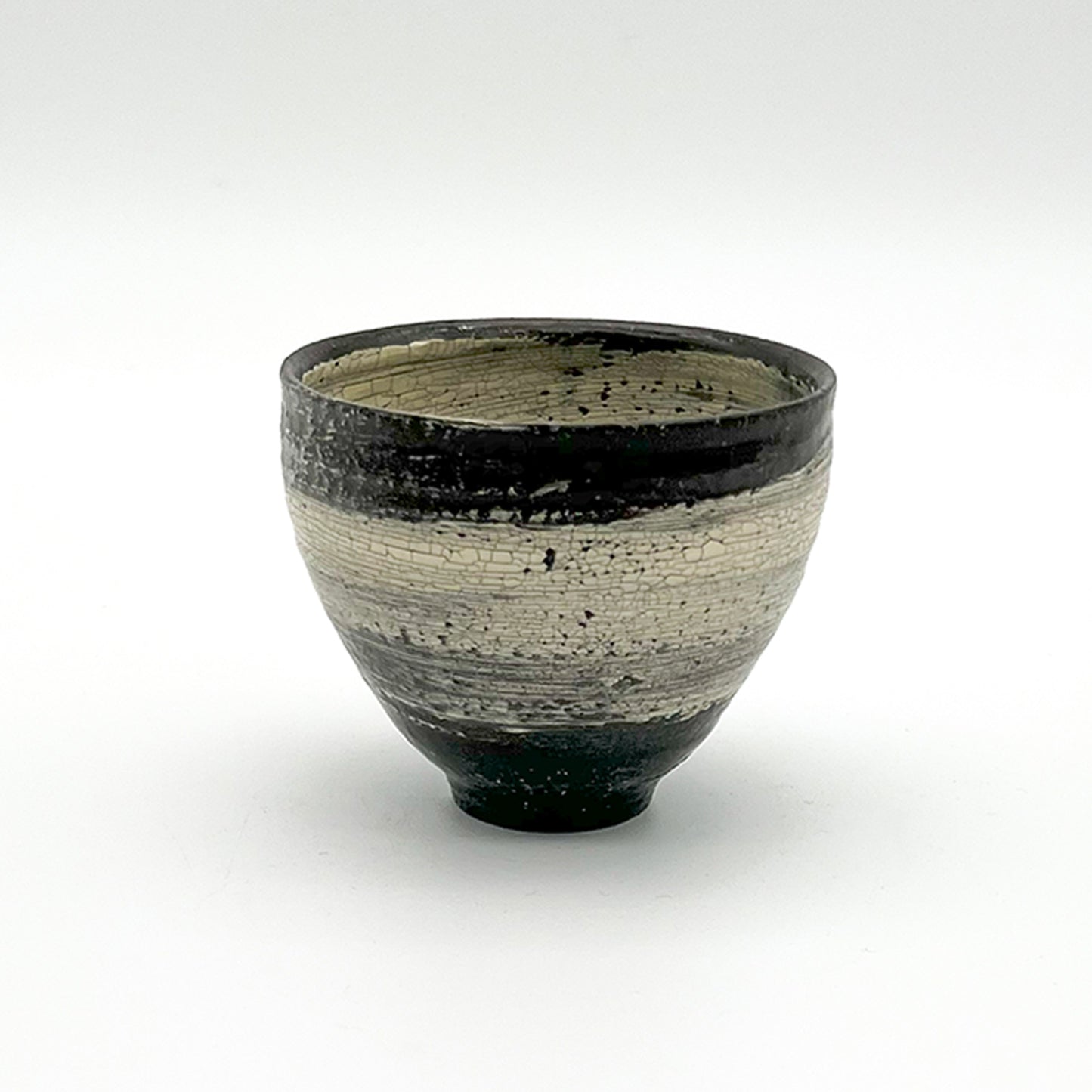 Black Brushed Small Cup_Atsushi Ogata