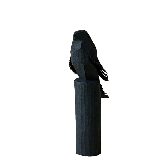 Single-cut wood carving　yin-poppo