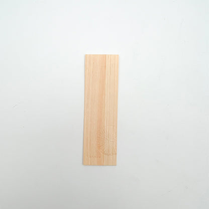 Hinoki wood card