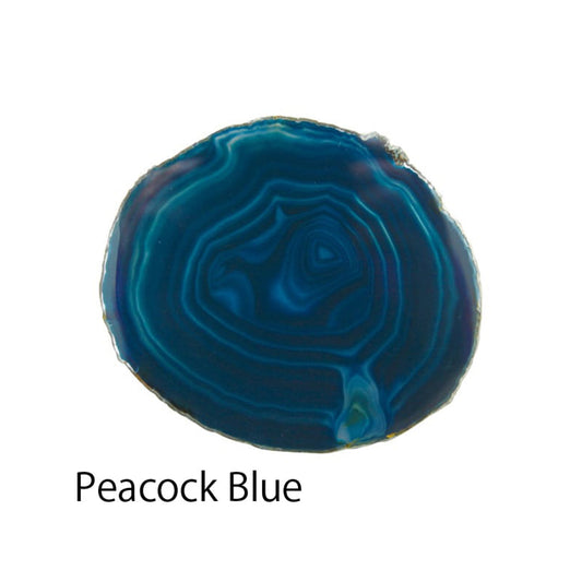 CRYSTAL COASTER Peacock Blue