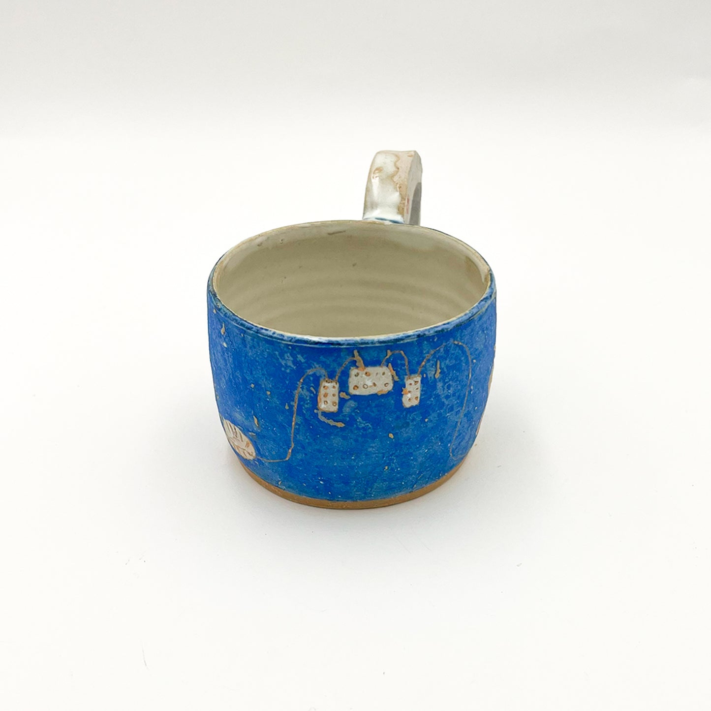 Mug Wide Blue Katsunori Yaoita 5