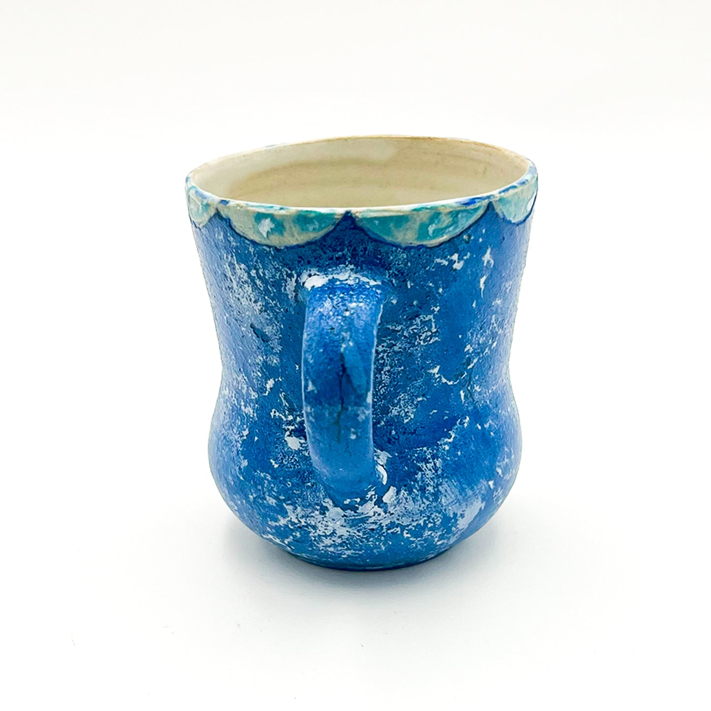 Mug Cup Frill Blue Katsunori Yaoita 10