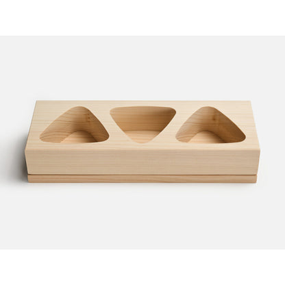 Wooden Onigiri Mold 3holes Umezawa