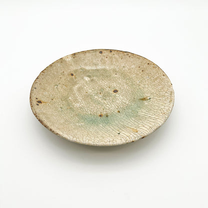 White Glaze plate 7.14inch_Atsushi Ogata