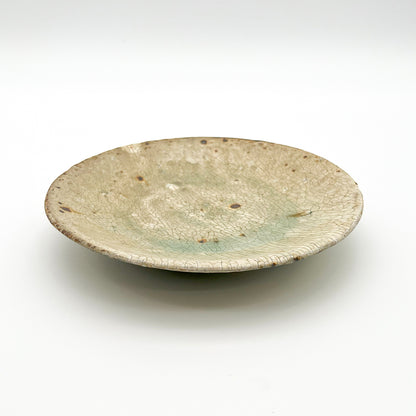White Glaze plate 7.14inch_Atsushi Ogata