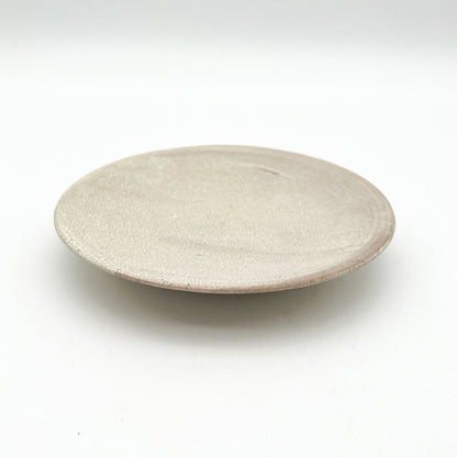 White Crackle Plate 5.95inch_Atsushi Ogata
