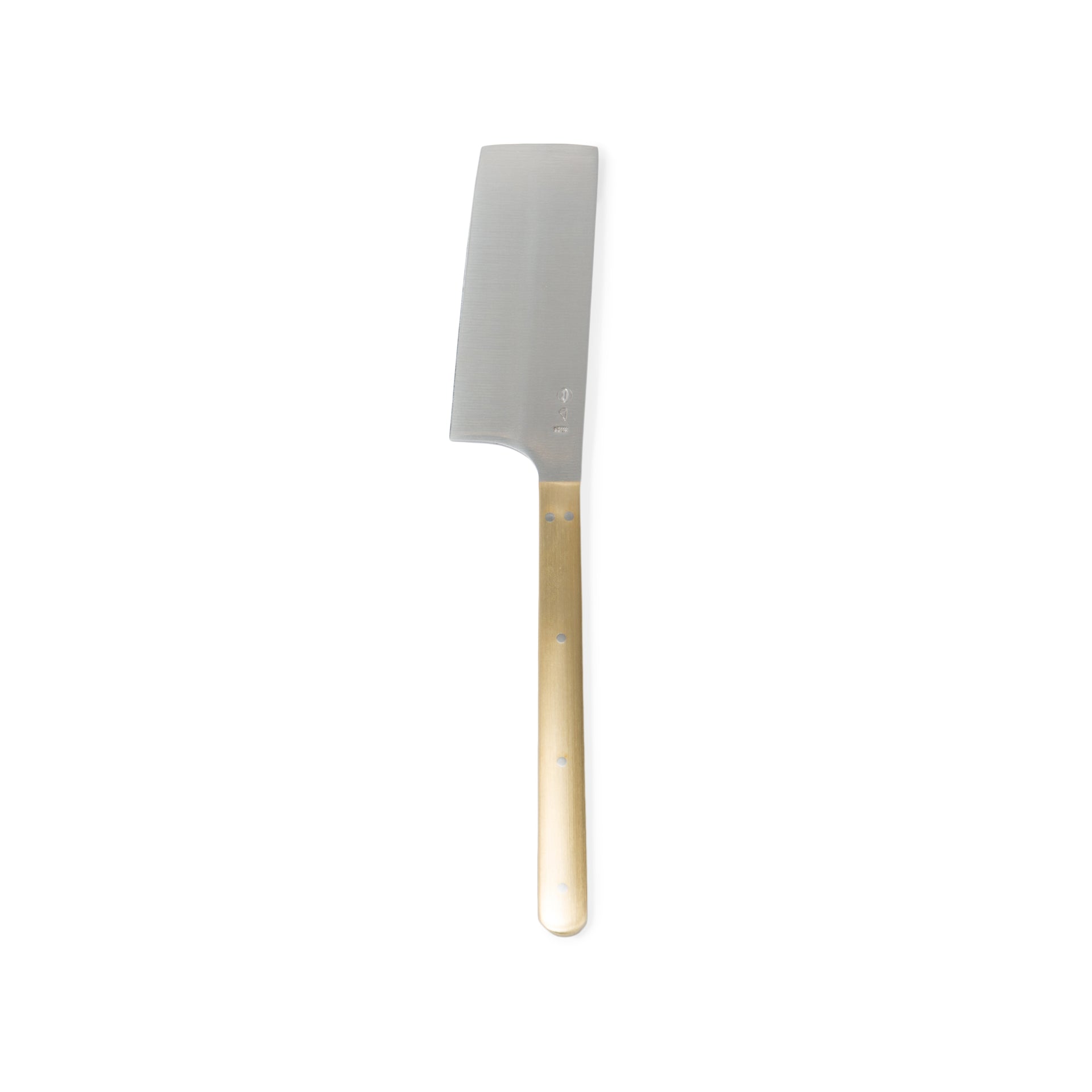 Cheese knife - Stainless steel, Brass / 1x7