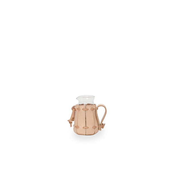 Conical Beaker 100ml Natural – Glass & Leather | Hender Scheme 