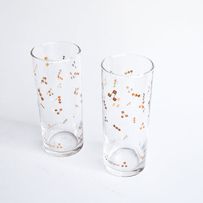 Japanese vintage glass set_DOREMI(set of 2) w/box