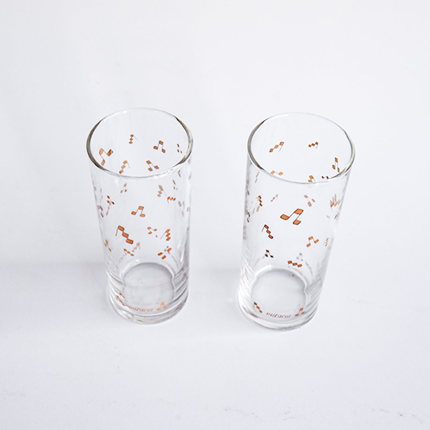 Japanese vintage glass set_DOREMI(set of 2) w/box