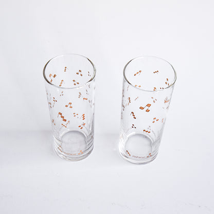 Japanese vintage glass set_DOREMI(set of 2) w/box