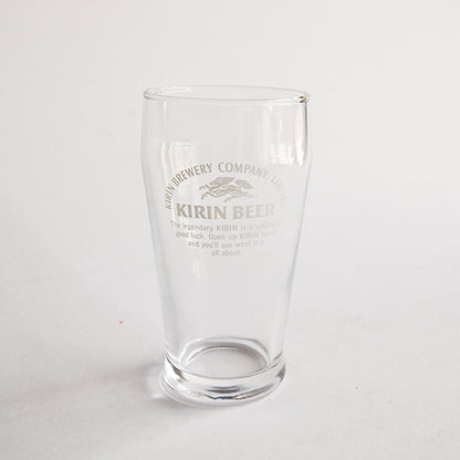 Vintage Kirin beer glass